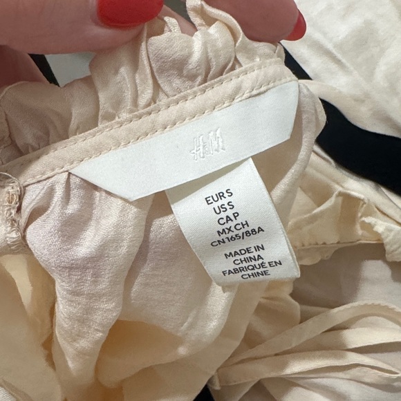 Cream Ruffle Top - Picture 2 of 4